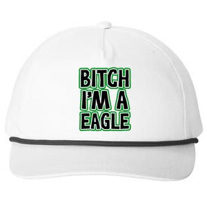 Bitch I'm A Eagle Snapback Five-Panel Rope Hat