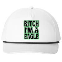 Bitch I'm A Eagle Snapback Five-Panel Rope Hat