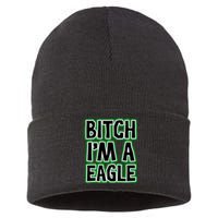 Bitch I'm A Eagle Sustainable Knit Beanie