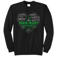 Brain Injury Awareness Fighting Hope Support Strong Warrior Sweatshirt