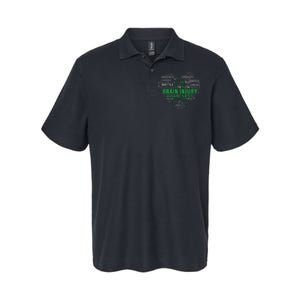 Brain Injury Awareness Fighting Hope Support Strong Warrior Softstyle Adult Sport Polo