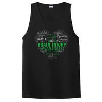 Brain Injury Awareness Fighting Hope Support Strong Warrior PosiCharge Competitor Tank