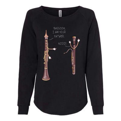 Bassoon I Am Your Father Nooo Funny Oboe Womens California Wash Sweatshirt