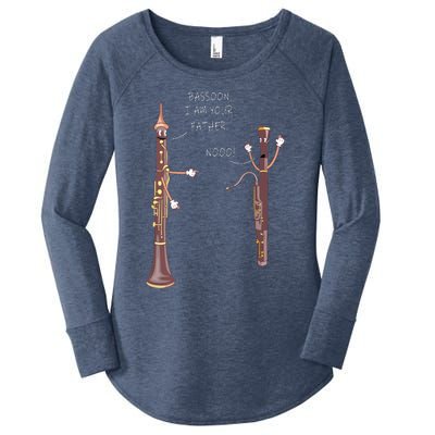 Bassoon I Am Your Father Nooo Funny Oboe Women's Perfect Tri Tunic Long Sleeve Shirt