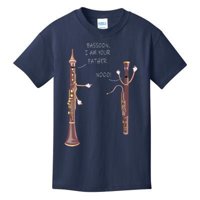 Bassoon I Am Your Father Nooo Funny Oboe Kids T-Shirt