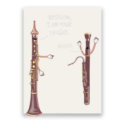 Bassoon I Am Your Father Nooo Funny Oboe Poster