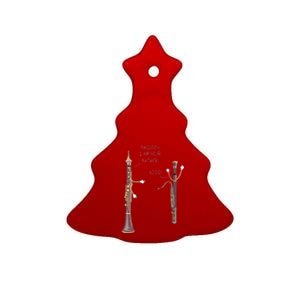 Bassoon I Am Your Father Nooo Funny Oboe Ceramic Tree Ornament