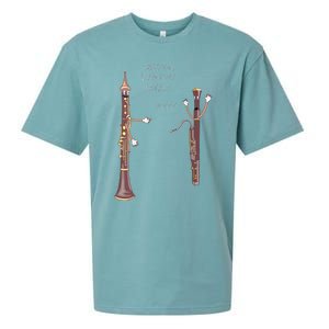 Bassoon I Am Your Father Nooo Funny Oboe Sueded Cloud Jersey T-Shirt