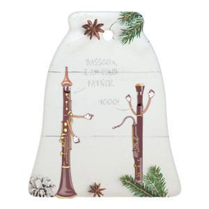 Bassoon I Am Your Father Nooo Funny Oboe Ceramic Bell Ornament