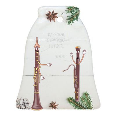 Bassoon I Am Your Father Nooo Funny Oboe Ceramic Bell Ornament