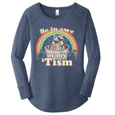 Be In Awe Of My Tism Women's Perfect Tri Tunic Long Sleeve Shirt