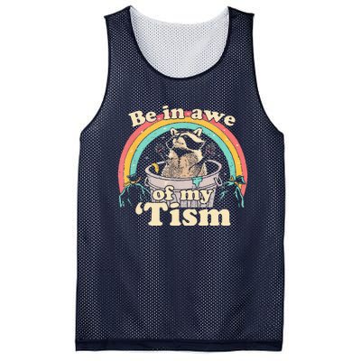 Be In Awe Of My Tism Mesh Reversible Basketball Jersey Tank