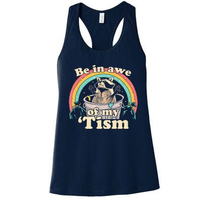 Be In Awe Of My Tism Women's Racerback Tank