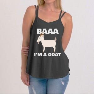 Baa IM A Goat Costume Animal Women's Strappy Tank