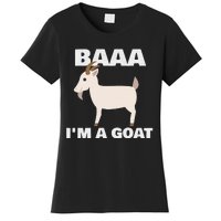 Baa IM A Goat Costume Animal Women's T-Shirt