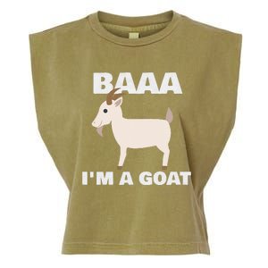 Baa IM A Goat Costume Animal Garment-Dyed Women's Muscle Tee