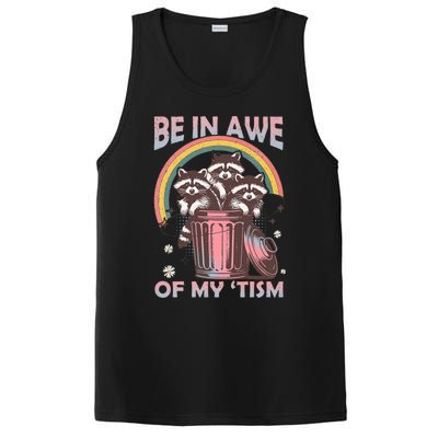 Be In Awe Of My Tism Racoon PosiCharge Competitor Tank