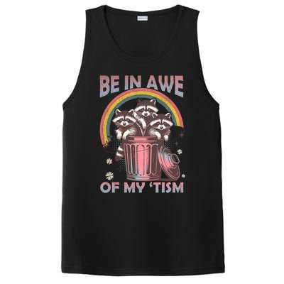 Be In Awe Of My Tism Racoon PosiCharge Competitor Tank