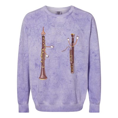 Bassoon I Am Your Father. Nooo! Funny Oboe Colorblast Crewneck Sweatshirt