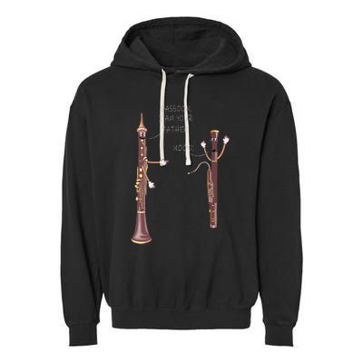 Bassoon I Am Your Father. Nooo! Funny Oboe Garment-Dyed Fleece Hoodie