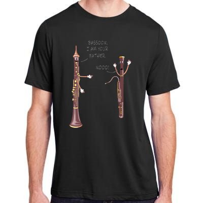 Bassoon I Am Your Father. Nooo! Funny Oboe Adult ChromaSoft Performance T-Shirt