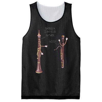 Bassoon I Am Your Father. Nooo! Funny Oboe Mesh Reversible Basketball Jersey Tank