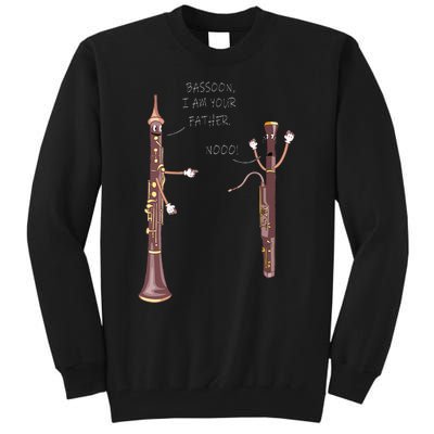 Bassoon I Am Your Father. Nooo! Funny Oboe Tall Sweatshirt