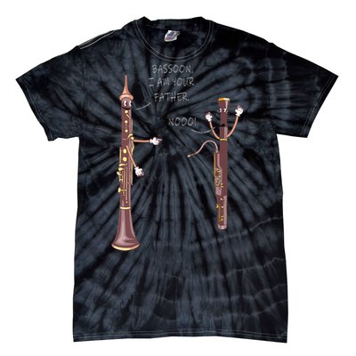 Bassoon I Am Your Father. Nooo! Funny Oboe Tie-Dye T-Shirt