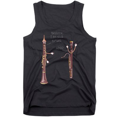 Bassoon I Am Your Father. Nooo! Funny Oboe Tank Top