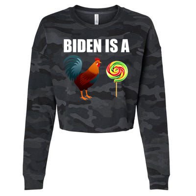 Biden Is A Cock Sucker Cropped Pullover Crew