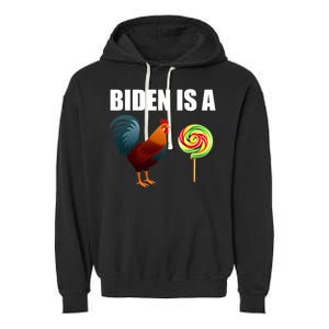 Biden Is A Cock Sucker Garment-Dyed Fleece Hoodie