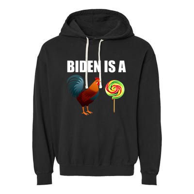 Biden Is A Cock Sucker Garment-Dyed Fleece Hoodie