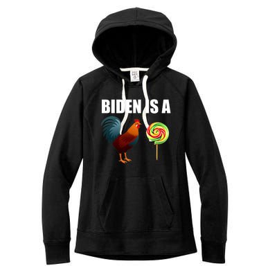 Biden Is A Cock Sucker Women's Fleece Hoodie