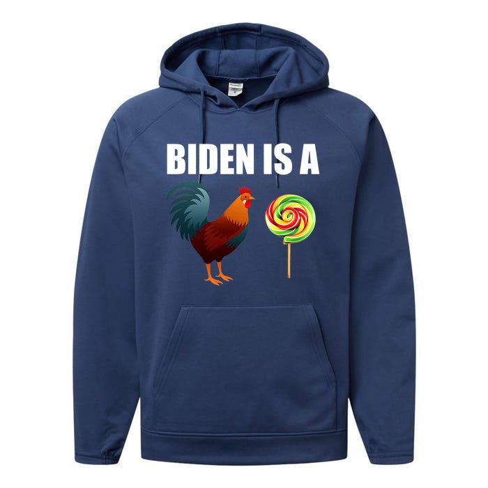 Biden Is A Cock Sucker Performance Fleece Hoodie