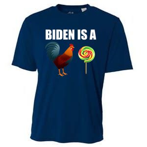 Biden Is A Cock Sucker Cooling Performance Crew T-Shirt