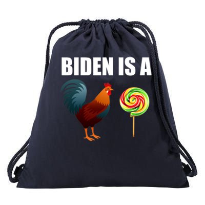 Biden Is A Cock Sucker Drawstring Bag