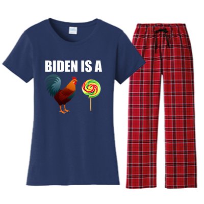 Biden Is A Cock Sucker Women's Flannel Pajama Set