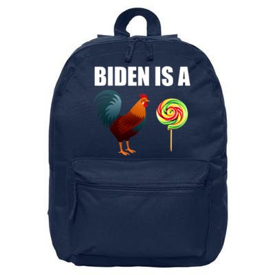 Biden Is A Cock Sucker 16 in Basic Backpack