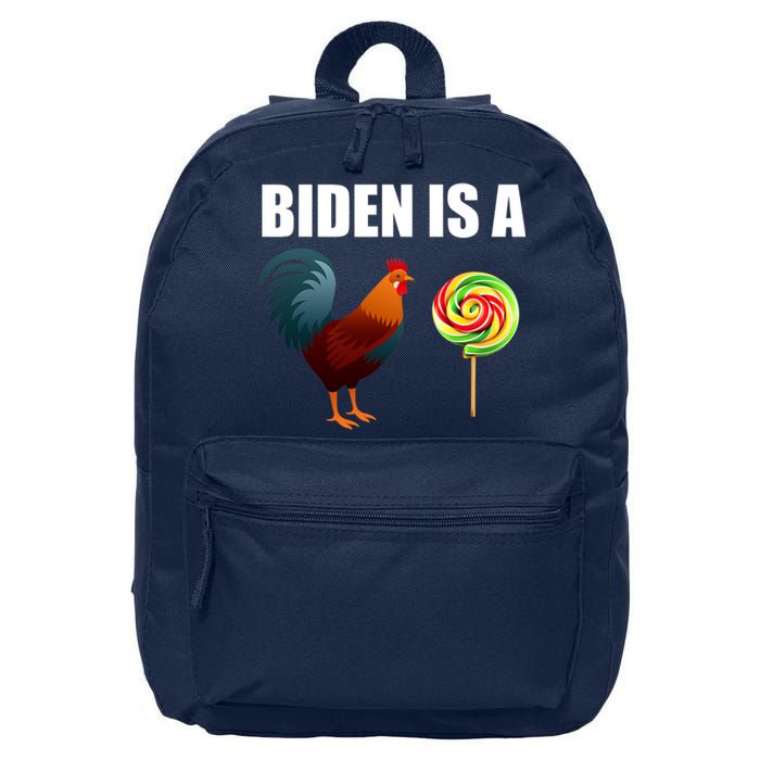 Biden Is A Cock Sucker 16 in Basic Backpack