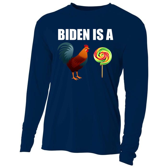 Biden Is A Cock Sucker Cooling Performance Long Sleeve Crew