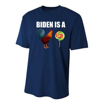 Biden Is A Cock Sucker Youth Performance Sprint T-Shirt