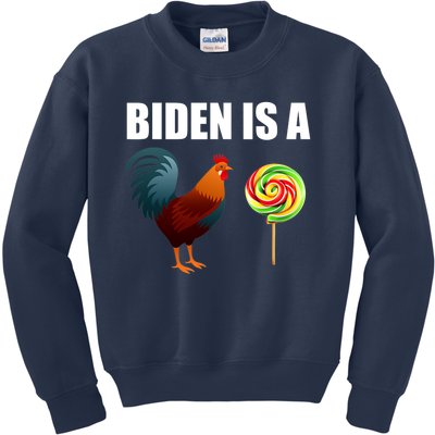 Biden Is A Cock Sucker Kids Sweatshirt