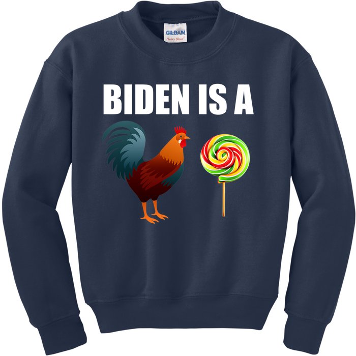 Biden Is A Cock Sucker Kids Sweatshirt