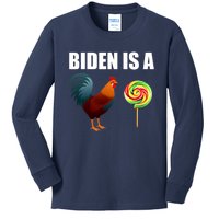 Biden Is A Cock Sucker Kids Long Sleeve Shirt