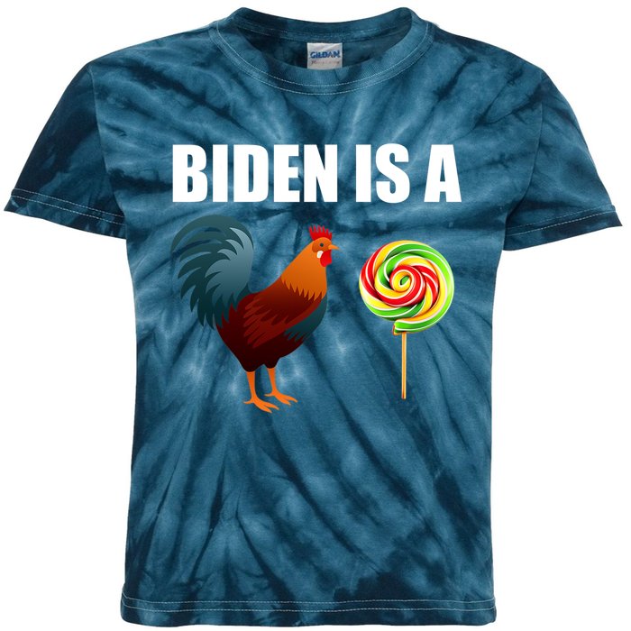 Biden Is A Cock Sucker Kids Tie-Dye T-Shirt