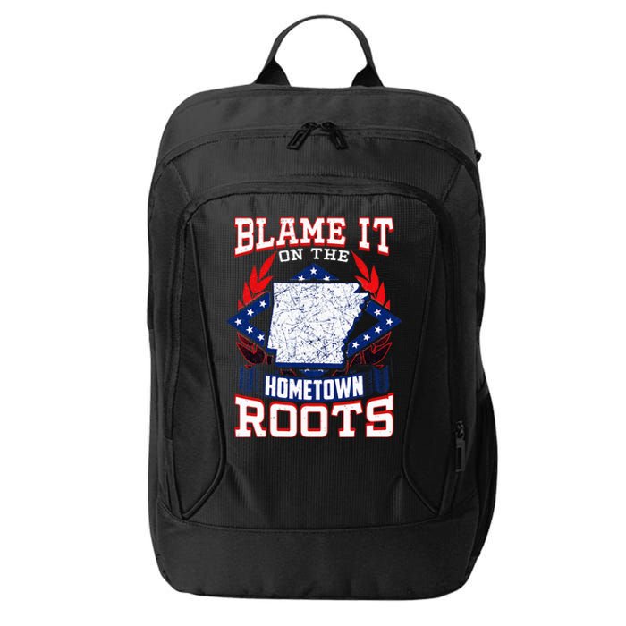 Born In Arkansas State Flag Product Natural State Arkansan City Backpack