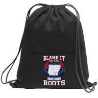 Born In Arkansas State Flag Product Natural State Arkansan Sweatshirt Cinch Pack Bag