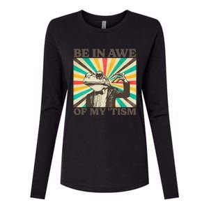 Be In Awe Of My Tism Womens Cotton Relaxed Long Sleeve T-Shirt