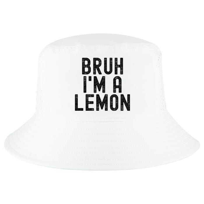 Bruh IM A Lemon Funny Halloween Cool Comfort Performance Bucket Hat