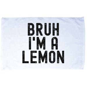 Bruh IM A Lemon Funny Halloween Microfiber Hand Towel